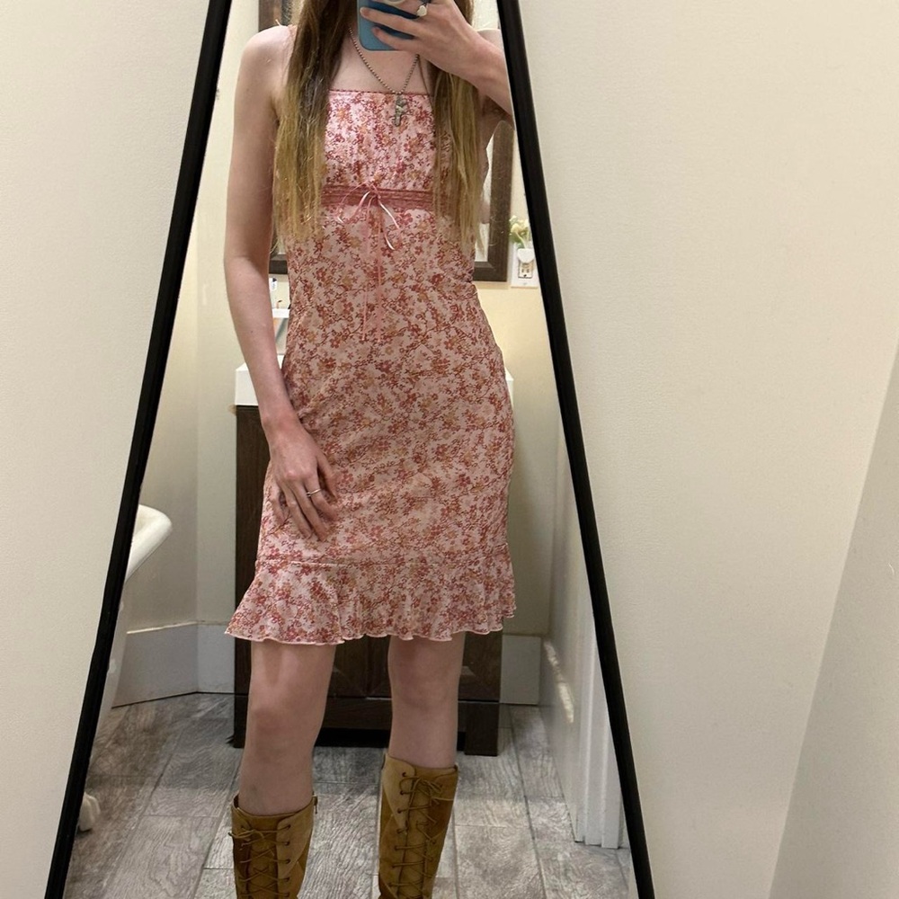 Vintage 90s floral midi dress by rocket candy